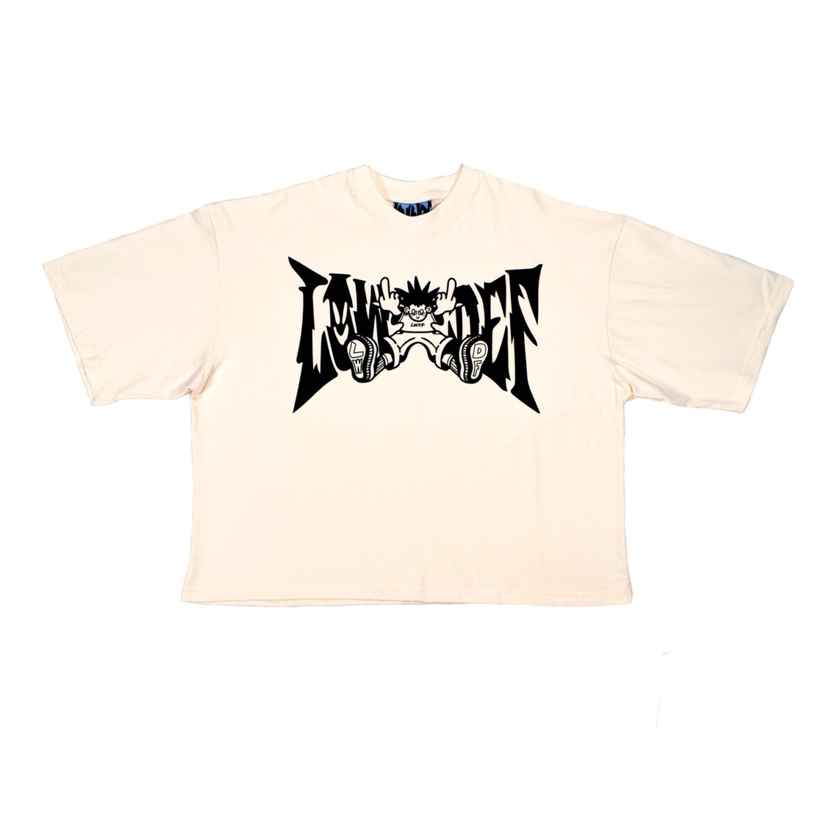 LOWDEF PUNK BOXY TSHIRT VOL. 2 (BEIGE)