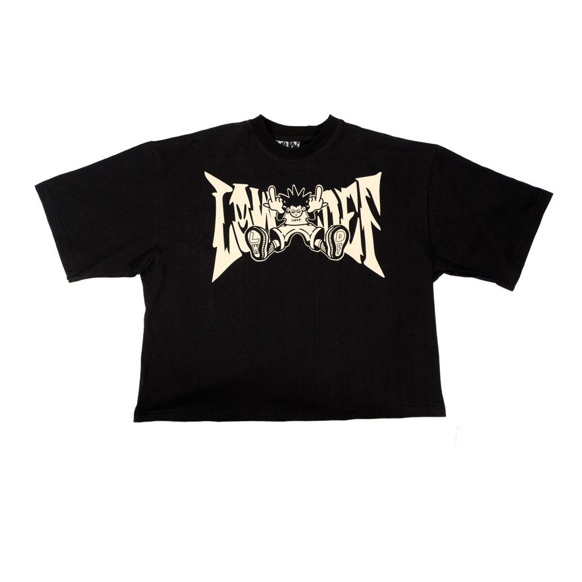 LOWDEF PUNK BOXY TSHIRT VOL. 2 (BLACK)